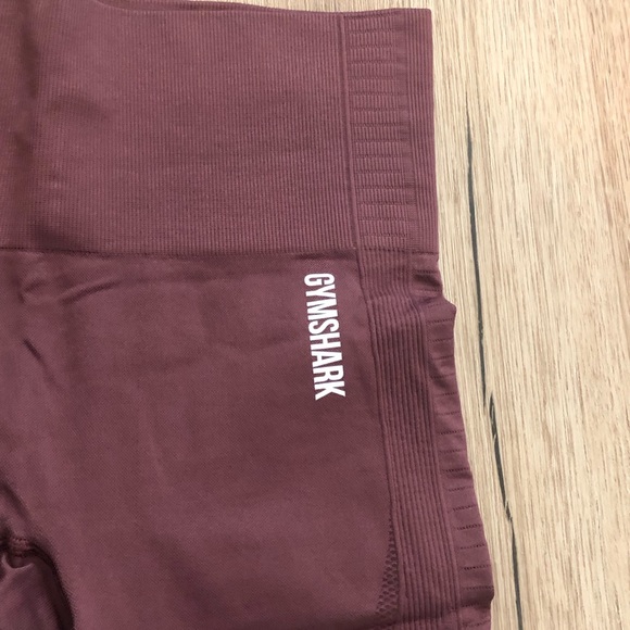 Gymshark Energy+ Seamless Cropped Leggings - Berry Red - Picture 2 of 4